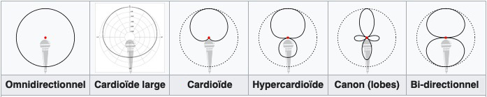 La directivité des microphones