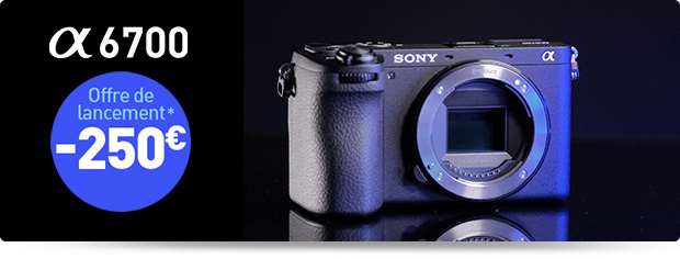 Remise de 250 euros sur le nouveau Sony A6700