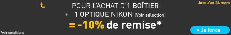1 botier + 1 optique Nikon
