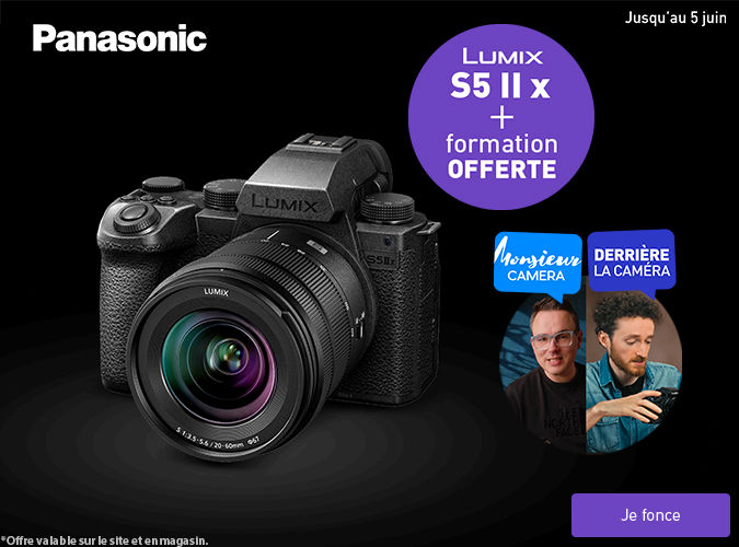 Une formation offerte pour votre Lumix S5 IIx ou S5 II