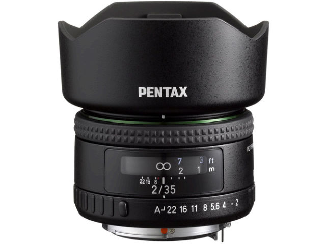 Objectif photo grand angle PENTAX-FA HD 35mm f/2 AL
