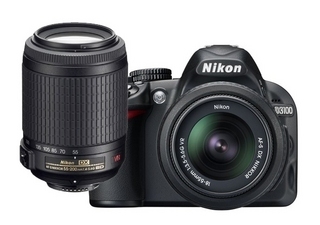 NIKON D3100 + 18-55 mm VR + 55-200 mm VR