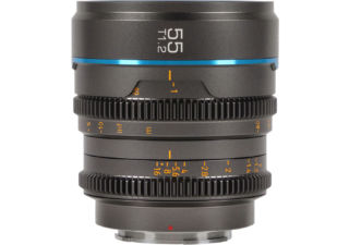 SIRUI Objectif Cinéma Nightwalker Series 55mm T1.2 S35 à mise au point manuelle pour Monture RF - Gris Métallique