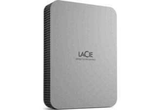 Lacie Disque Dur Externe Moon Silver USB-C 2TB Gris clair