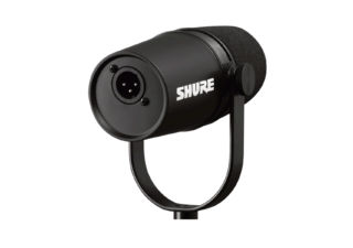 Shure XLR microphone podcast dynamique cardio