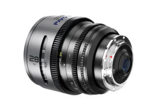 DZOFILM Set d'Objectifs Anamorphiques Prime Pavo 2x 28/40/75mm T2.1 - Revêtement Bleu - Monture PL&EF