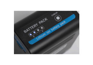 Blueshape Batterie BPU90 compatible Sony 14,4V 6700mAh 96Wh - 1 DTAP + 1 USB avec LEDs