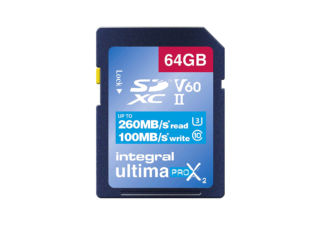 Integral carte SDXC 64GB CL10 UHS2 U3 V60