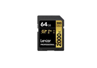 LEXAR carte mémoire SDXC Professionnelle 64 Go 2000x UHS-II classe 10