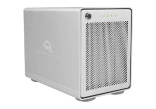 OWC Mercury Elite Pro Quad 64 TB - Boitier de bureau USB-C 3.2 (10Gb) RAID - 4x HDD SATA 16TB avec SoftRAID XT