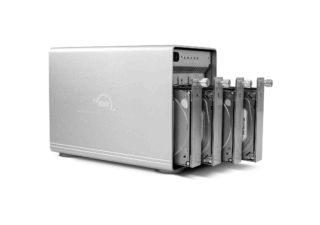 OWC Mercury Elite Pro Quad 64 TB - Boitier de bureau USB-C 3.2 (10Gb) RAID - 4x HDD SATA 16TB avec SoftRAID XT