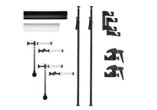 Phocusline kit StudioPole avec fonds blanc et noir
