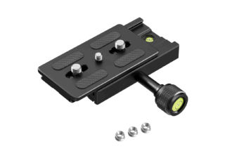 Neewer QR150 Plaque de dégagement rapide 90mm avec jeu de pinces