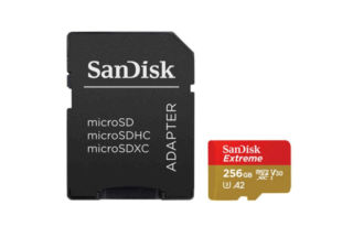 SanDisk Extreme MicroSD 256Go V30 A2